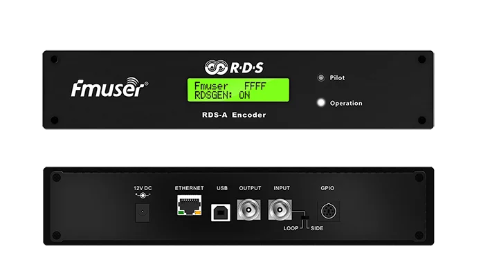 FMUSER 50 Вт FM-передатчик с кодировщиком RDS для интеллектуального адресного вещания |