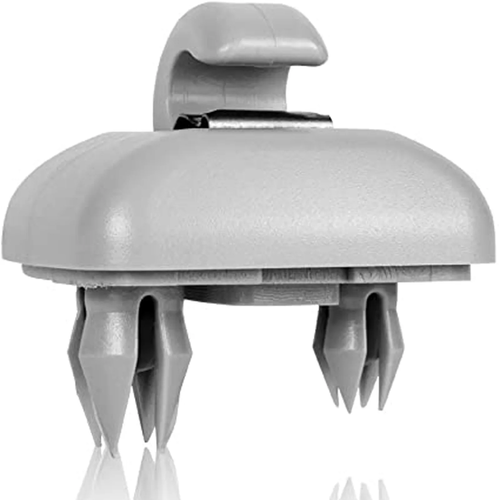 

Car Sun Visor Clip Inner Gray Interior Hanger Hook Clip Bracket Grey Tether Bracket Plastic Buckle Holder For Sun Visor #W3