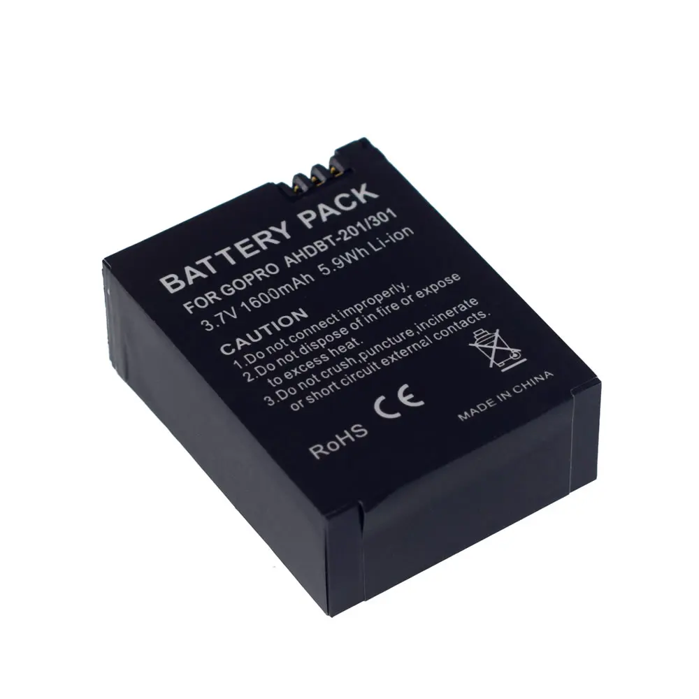 Аккумулятор для экшн-камеры GoPro Hero 3 4 шт