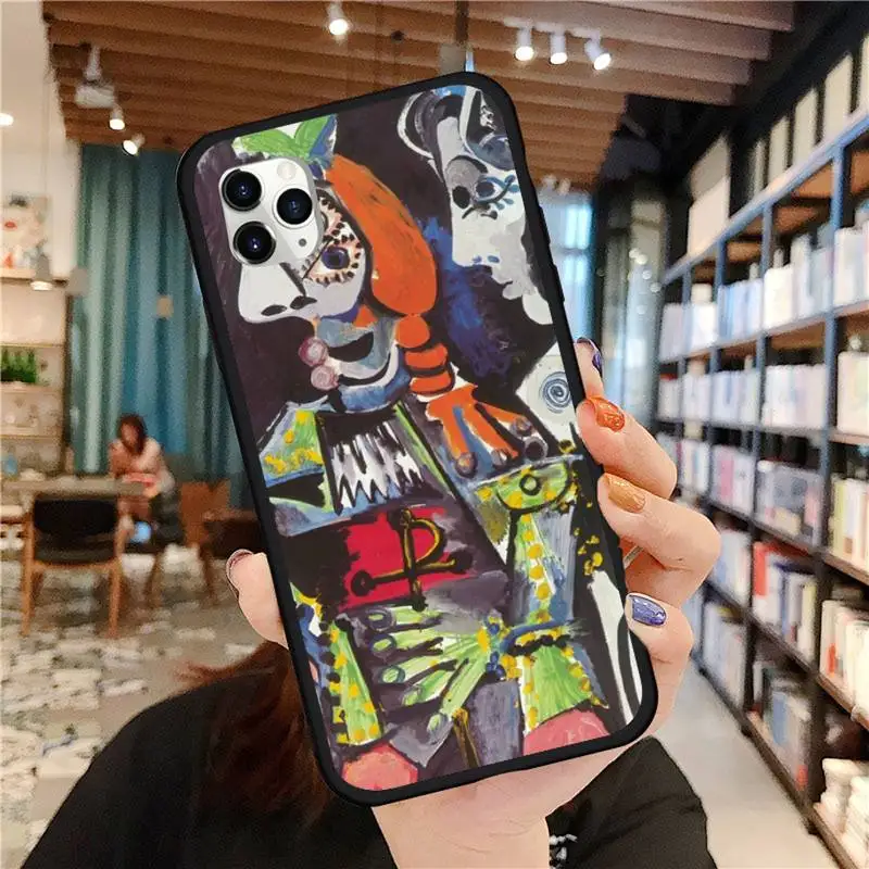 

Abstract painting by Pablo Picasso Phone Case for iPhone 11 12 pro MINI XS MAX 8 7 6 6S Plus X 5S SE 2020 XR
