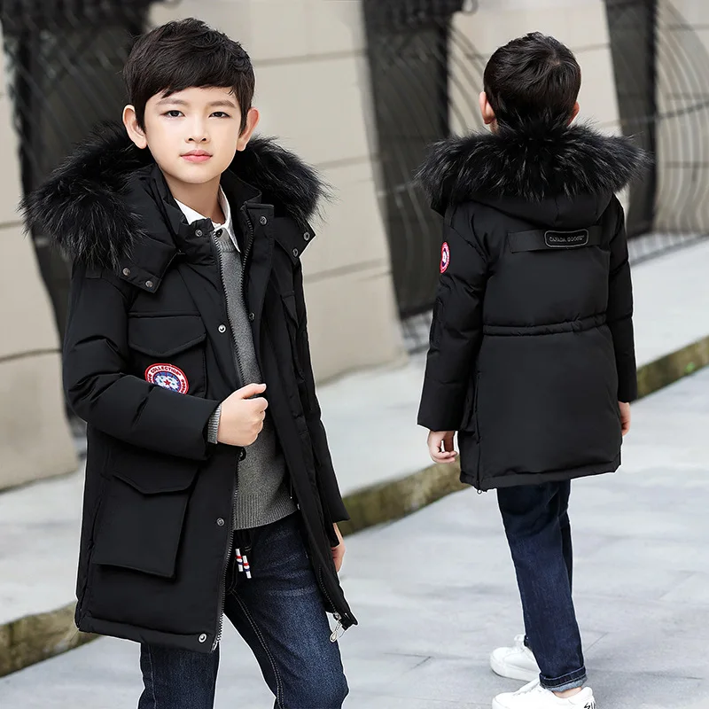 Зимний комбинезон для русской зимы коллекция 2019 года Одежда мальчиков куртка