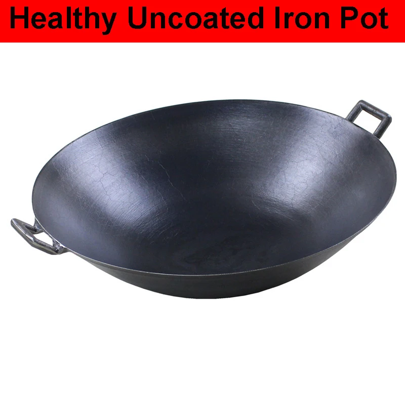 Кухонная утварь с железной ручкой 18 40 см кухонная универсальная сковорода для