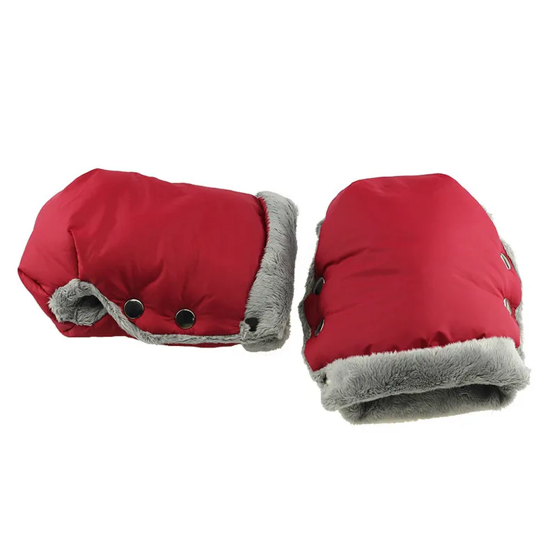 

New Baby Stroller Hand Glove Warm Glove Snow Weather Waterproof Glove Cart