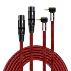Двойной 3-контактный разъем XLR на 2 RCA штекер аудиосигнала кабель для микшерной консоли, усилителей, динамиков, домашнего кинотеатра, экранированные шнуры