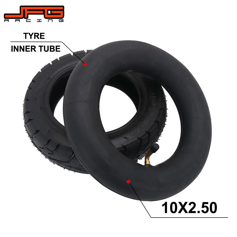 Motorcycle 10 x 2.5 10*2.5 Inch Inner Outer Tire Tyres Tube For Electric Gas Scooter Inflation Wheel Pneumatic Wheelchair E-bike |