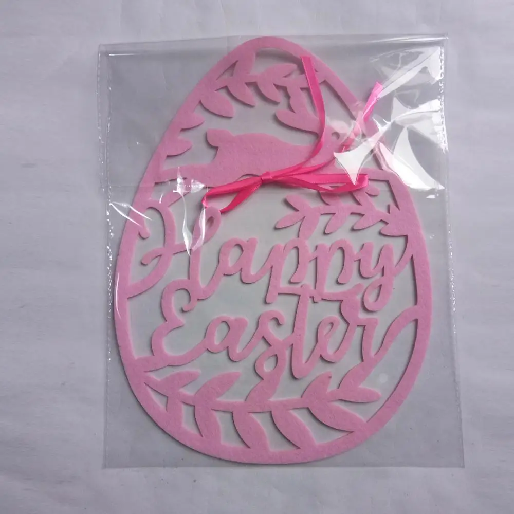 Нетканые разноцветные орнаменты с пасхальными буквами подвесные вывески