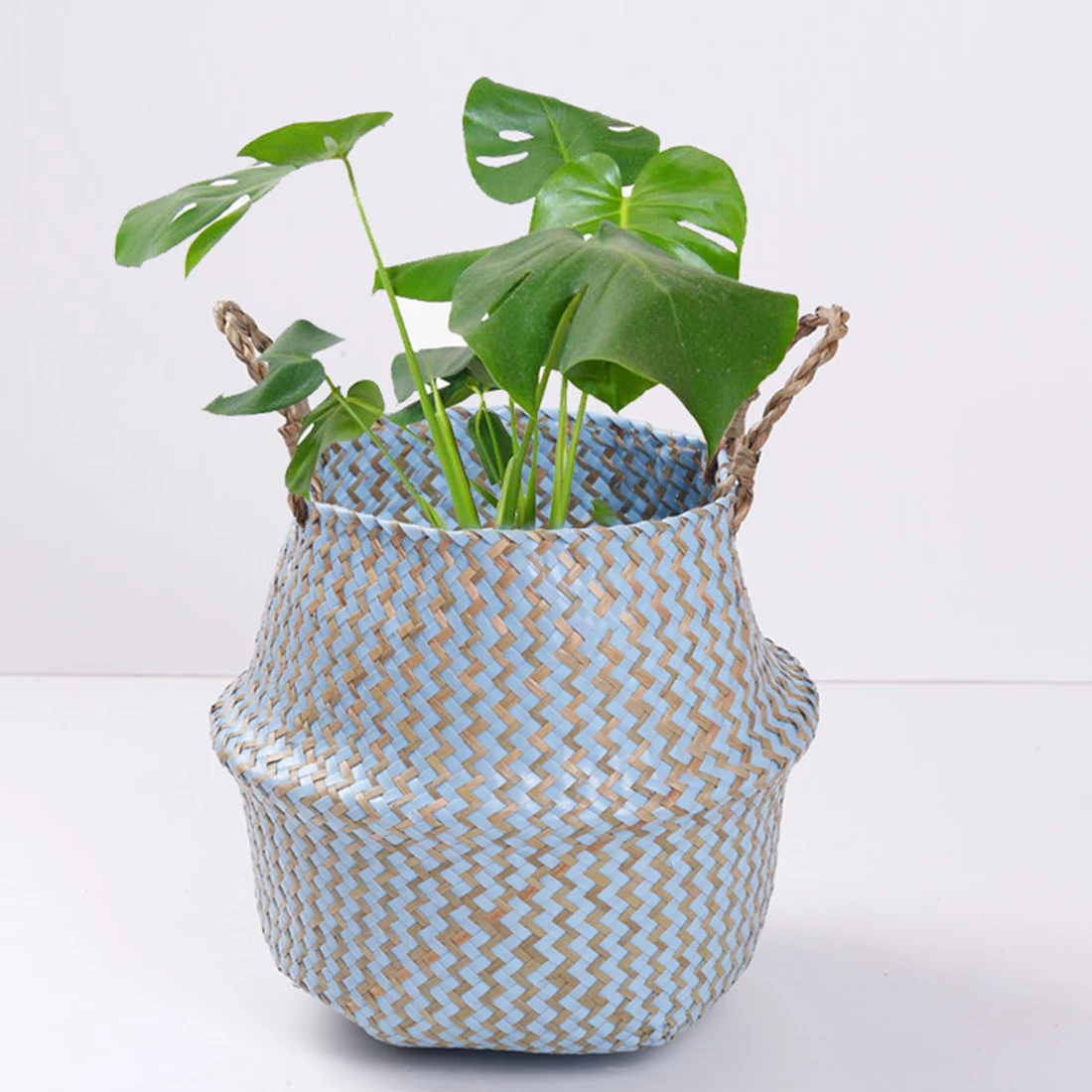 Плетеная корзина для хранения белья одеяло морская складная живота с