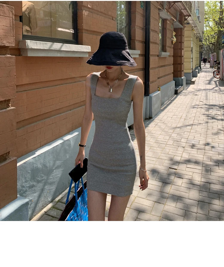 

DEIVOR 2020 new tight sexy dress slim body package hip short skirt stretch bottoming autumn and summer women