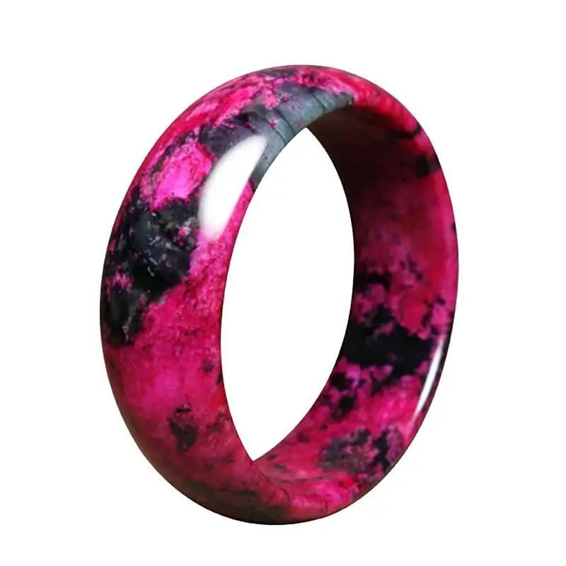 

Myanmar ice through the violet jade bracelet ice glutinous species emerald light purple jade bracelet