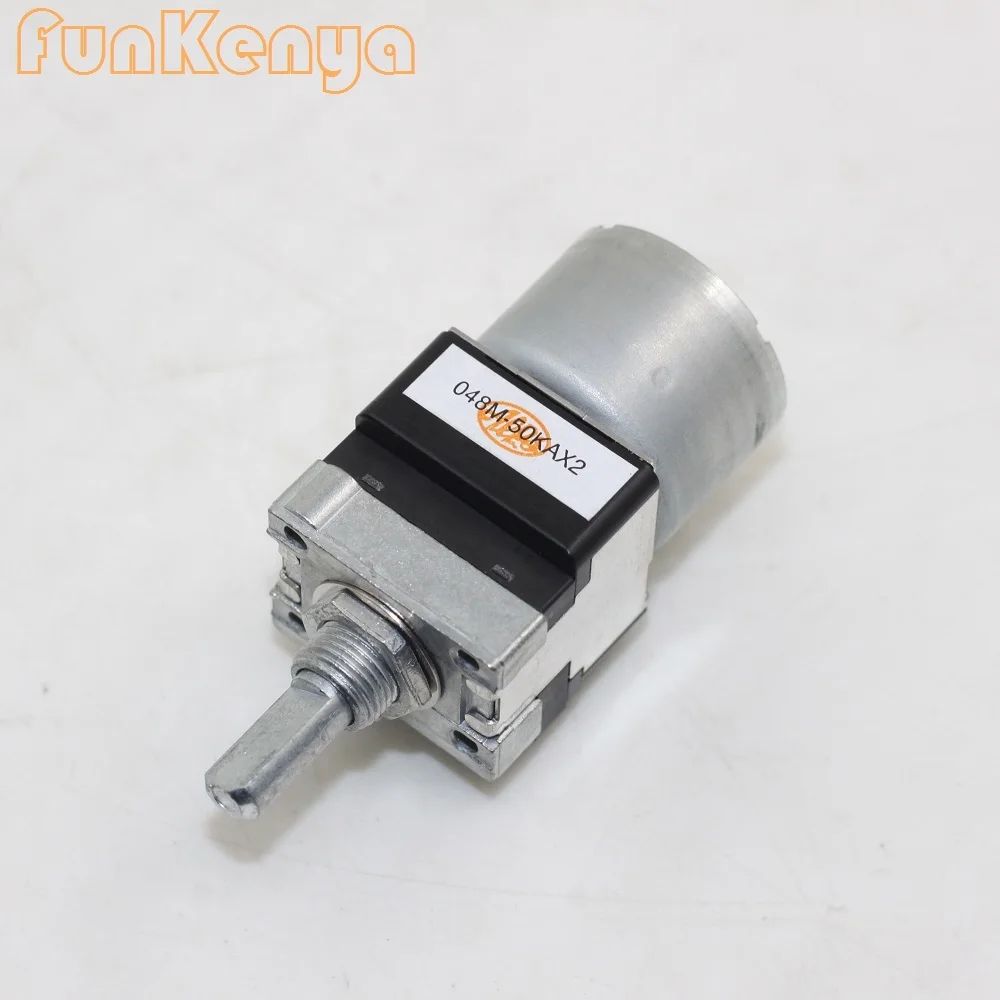 

1 Piece ALPS RK16812MG04YA Dual Motor Potentiometer A50K Handle Length 20mm 117M 50KA*2 DIY Amplifier Kits