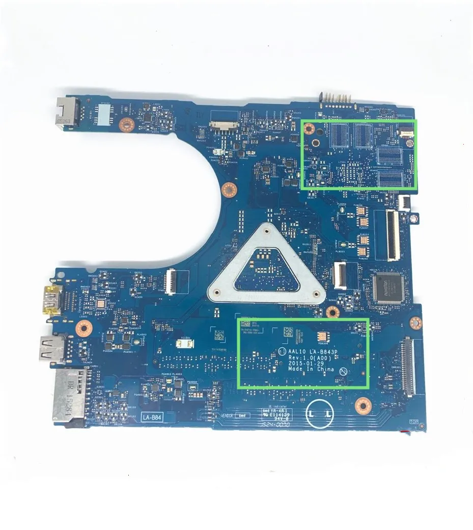

CN-0FRV68 LA-B843P For Dell Inspiron 5458 5558 5758 laptop motherboard I5-5200U 0FRV68 FRV68 100% tested good