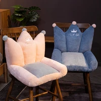nicechair cushion cute cat paw shape plush crown seat cushions for home animal pillow floor mat decor kawaii gift
