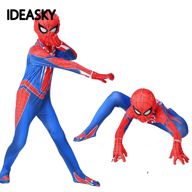 Костюм Человека паука для взрослых мальчиков и костюм на Хэллоуин детей ps4 insomniac