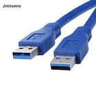 Удлинительный кабель USB-USB, USB Type-A кабель папа-Папа, USB 3,0, удлинитель для радиатора, жесткого диска, вебкамеры, Удлинительный USB-кабель, оптовая продажа
