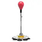 Боксерская груша на подставке для взрослых и детей, тренировочная груша с регулируемой высотой, основание на присоске, стакан с песком, мяч с вертикальной скоростью