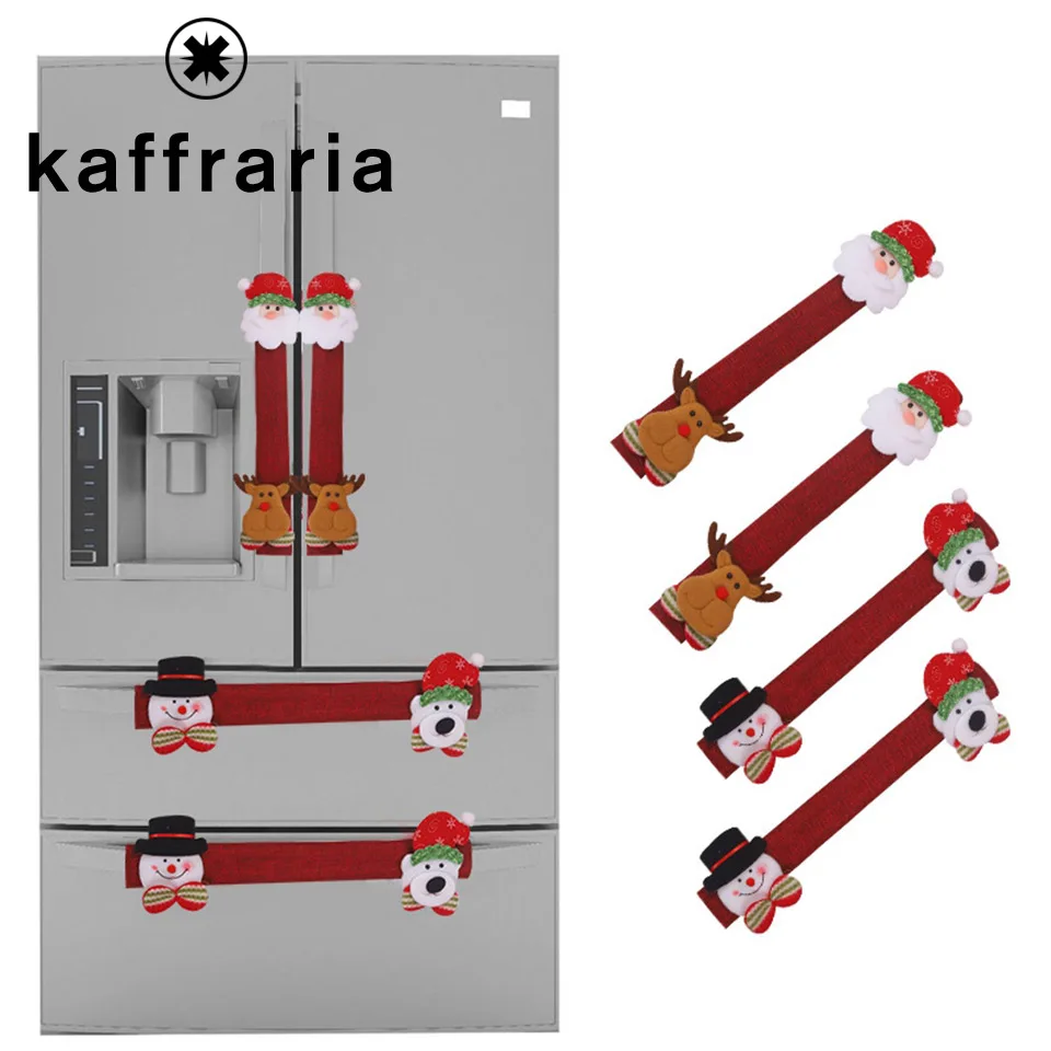 Чехол на дверную ручку холодильника Рождественский защитный чехол для ручки