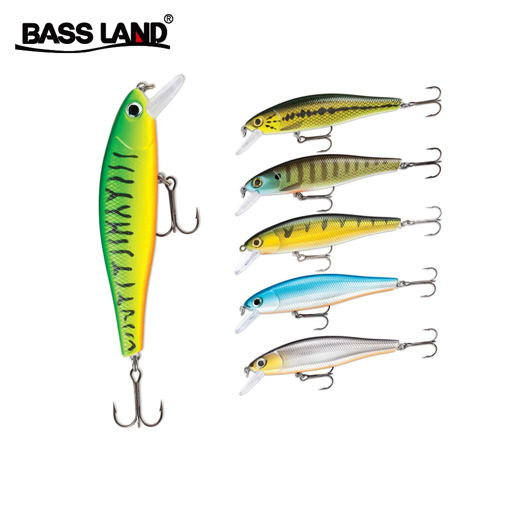 Bassland новая Тонущая искусственная Рыболовная Приманка minnow isca жесткая наживка с