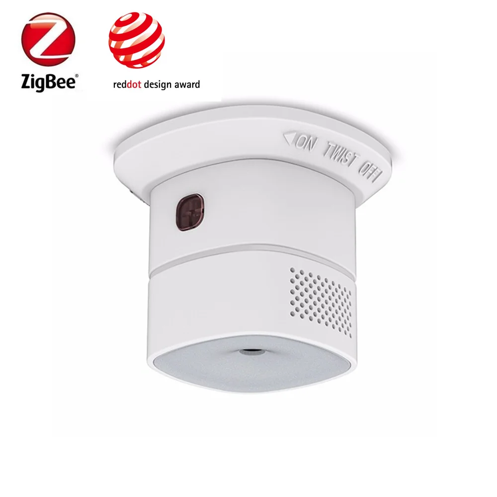 Heiman sem Fio Detector de Monóxido Compatível com Smartthings Uso da Cozinha Zigbee Carbono Sensor Gás Ziptao Gateway Hs1ca-e co