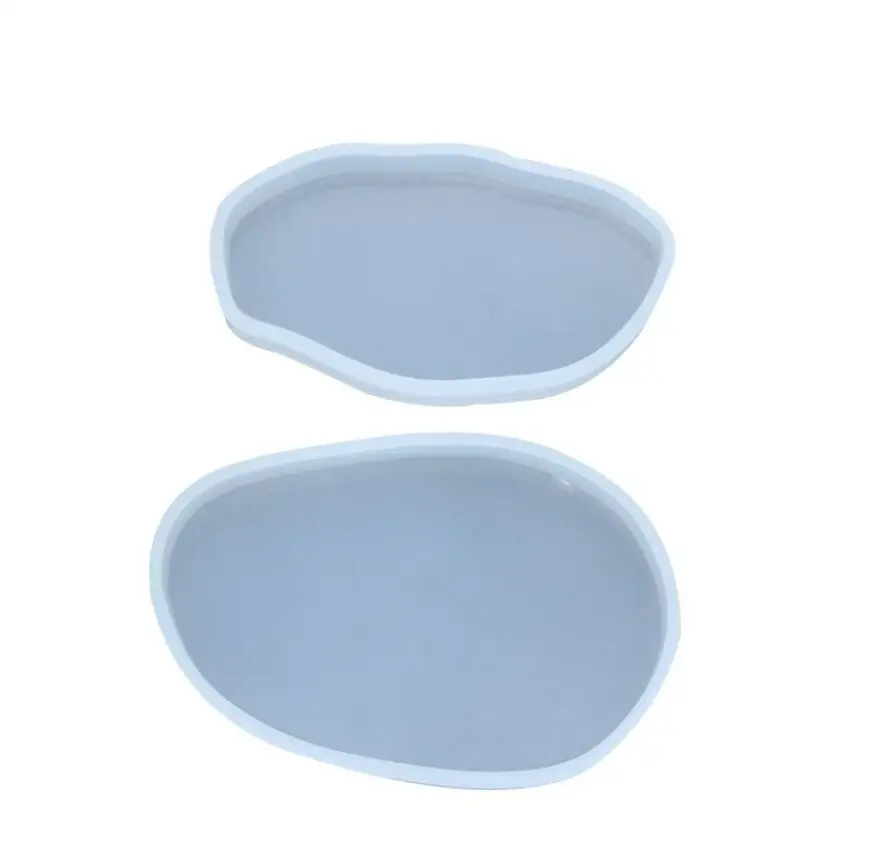 DIY кристальная эпоксидная форма Силиконовое зеркало неправильное эллипс