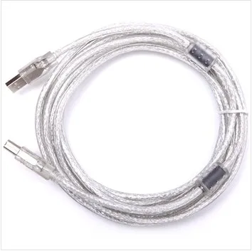 U415 USB посеребренный двойной Круглый USB2.0 кабель высокоскоростной DAC линия