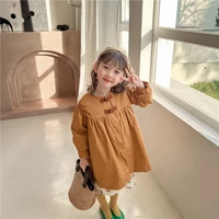 spring autumn childrens outerwear fashion little girl long trench kids jacket fashion toddler girls windbreaker kids clothes