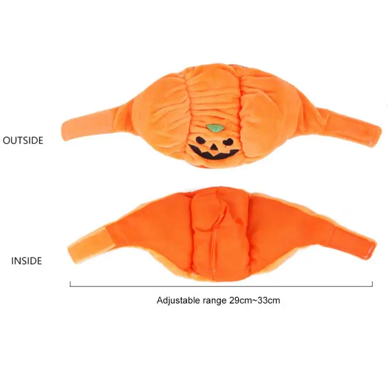 Милый шляпа для животных Хэллоуин Тыква Собака Кошка Шляпа наряжаться головной