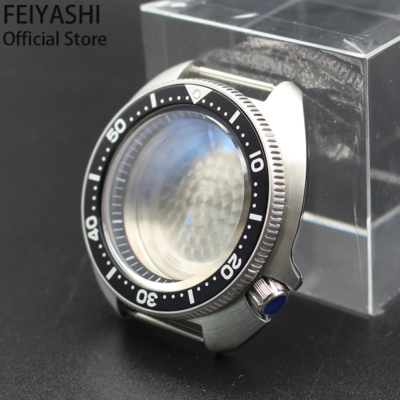 44mm Men's Watches Case Mod SKX 6105 316L Stainless Steel Sapphire Glass For Seiko NH35 NH36 SKX007 SKX013 Movement 28.5mm Dial