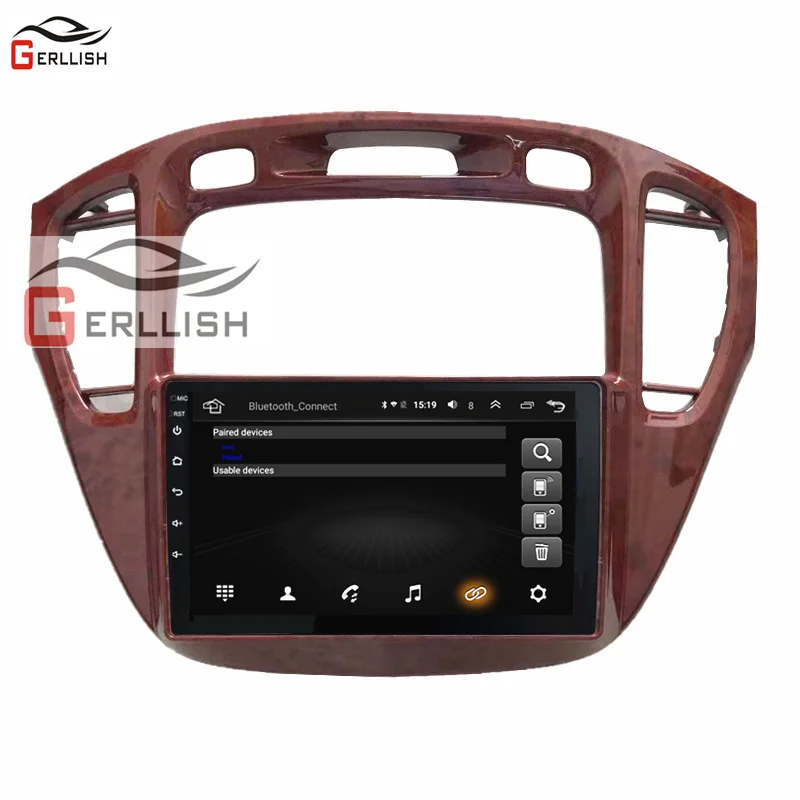 Для Toyota Highlander 2000 2001 2003 2004 2005 2006 2007 Android автомобильный мультимедийный gps-плеер аудио Радио стерео BT ст