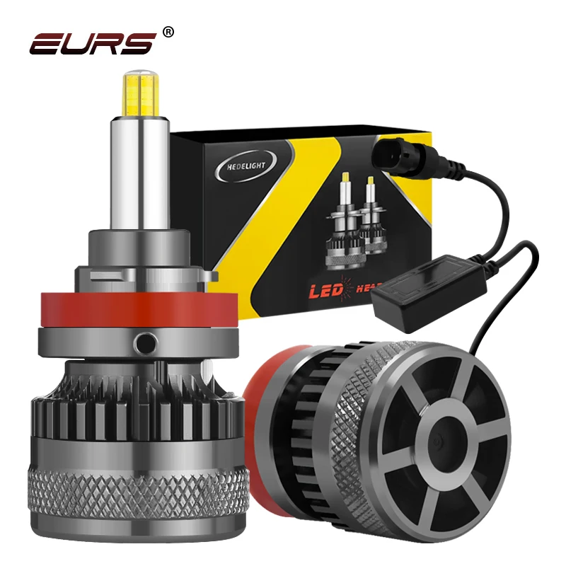 

EURS H1 H7 LED 360 H4 LED Car Headligts HB3 HB4 9012 Led H11 H8 9006 9005 Car Headlamp Bulb Auto Fog Lighting Turbo Mini Lamp