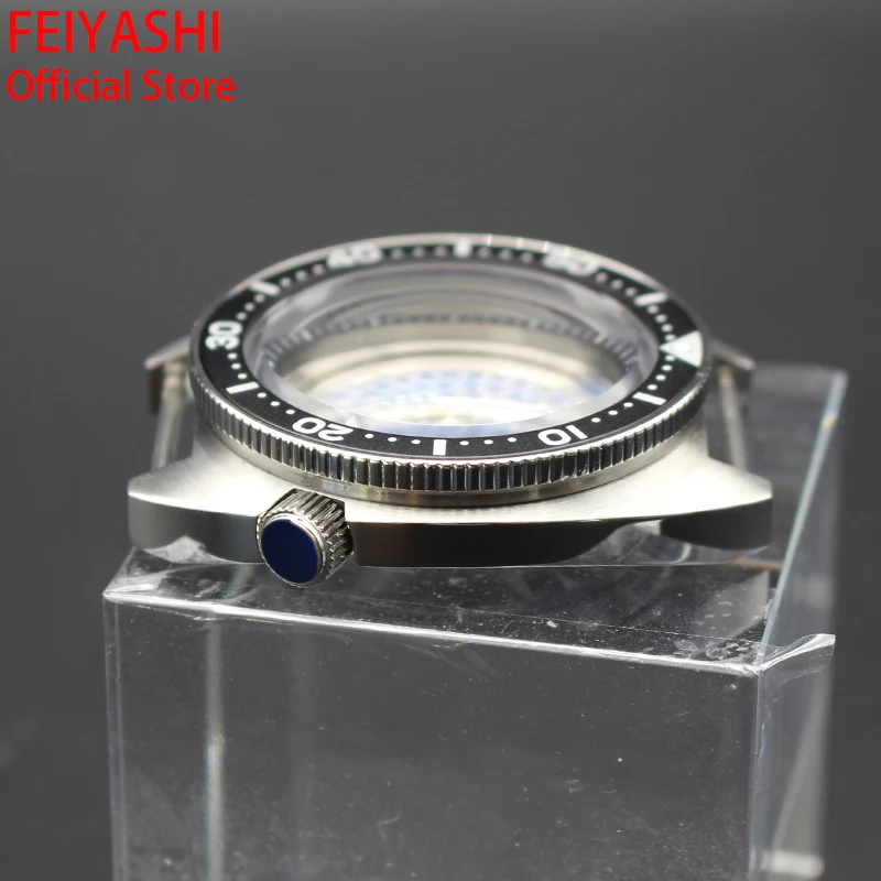 41mm skx007 skx013 Mod Case Men's Watch Part Sapphire Glass Stainless Steel For Seiko Tuna Turtle nh35 nh36 Movement 28.5mm Dial