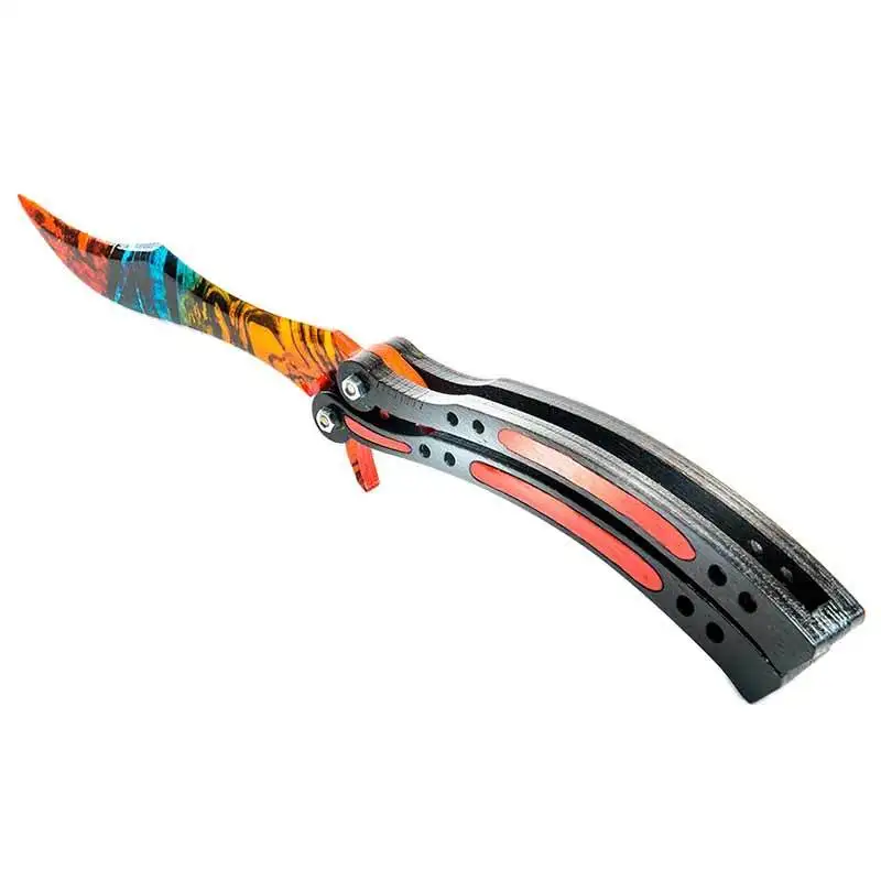 

13cm X 10cm for CS GO Butterfly Knife Doppler Motorcycle Car Stickers Waterproof Occlusion Scratch Waterproof Decal