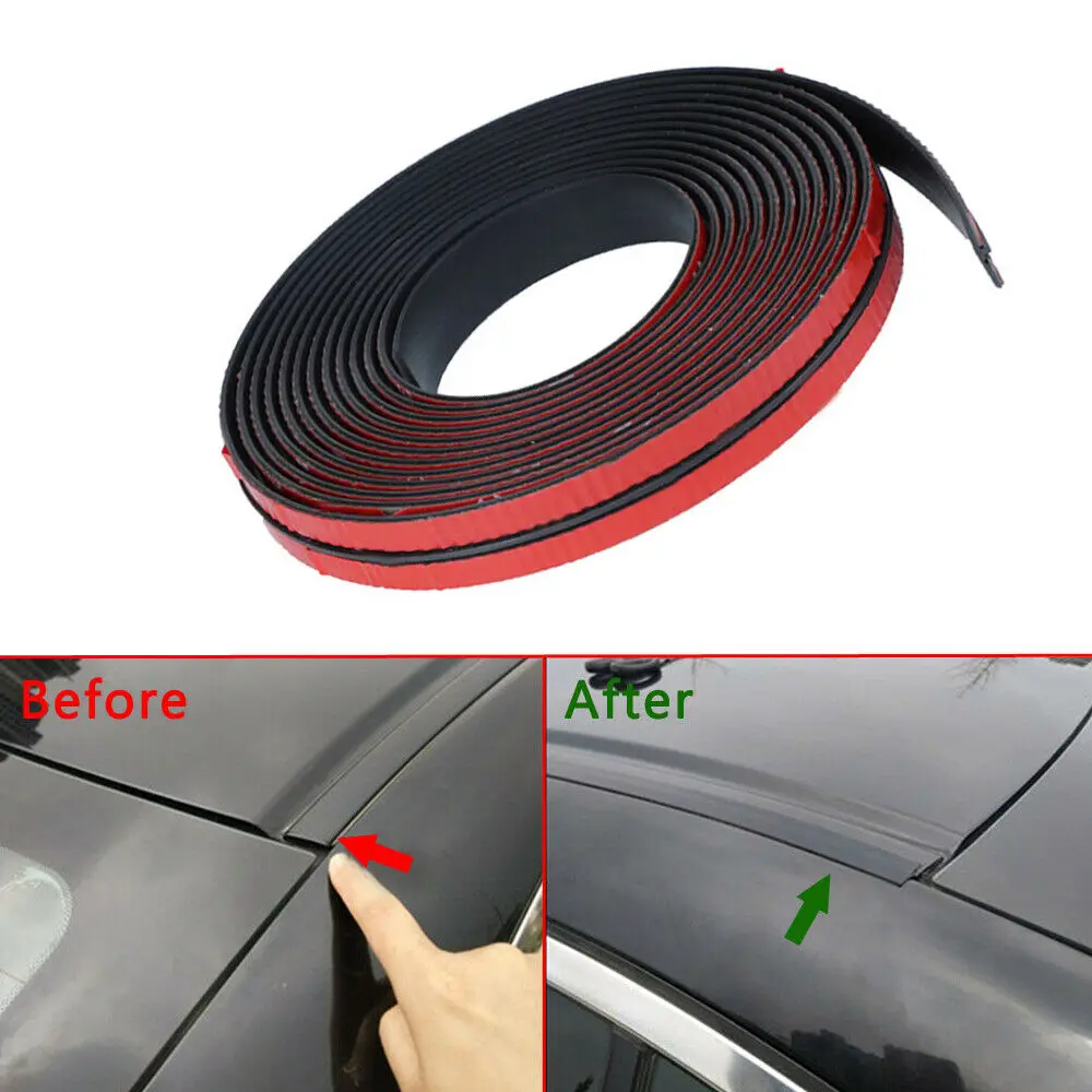 

Rear Window Sealing Strip Windshield Car Noise Insulation Soundproof Sticker Waterproof
