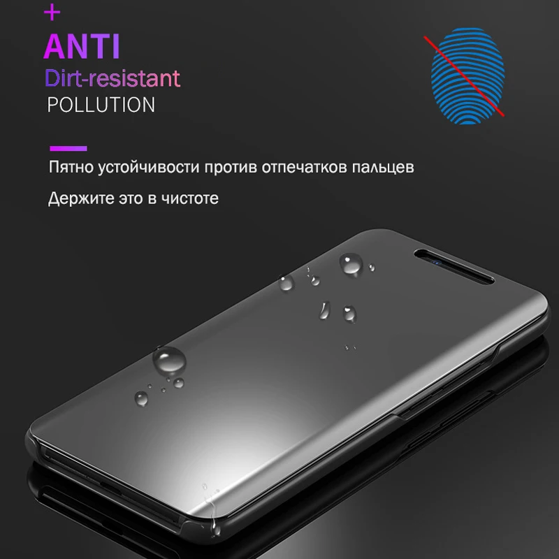 Mirror Flip Case honor 10 lite light leather stand cover For Huawei 20 pro 8x 8a 8c 8s on honer 8 a c s x view book coque | Мобильные