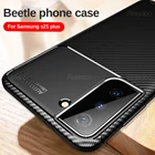 S21-Plus Чехол Мягкий ТПУ силиконовый чехол для телефона samsung galaxy s21 ultra s 21 plus s21plus s215g чехол из углеродного волокна