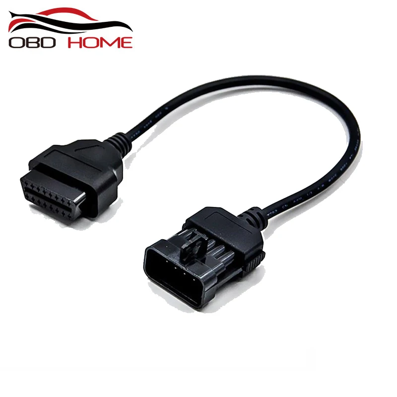 Разъем OBDII для opel 10 pin gm 12 Pin benz 38 bmw 20 mazda соединительный кабель OBDII|Кабели и