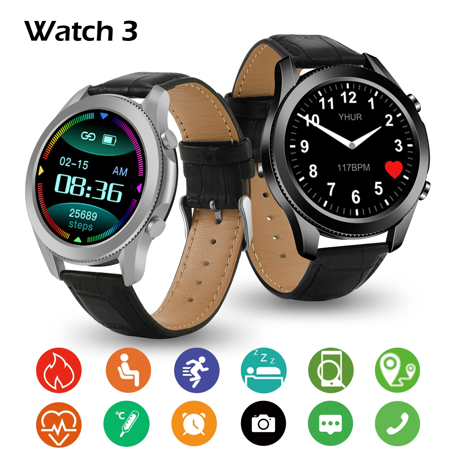 

2021 New W3 Smart Watch Men Women IP68 Waterproof DIY Face For Bluetooth Call Heart Rate Android IOS Huawe Xiaom Samsung Apple