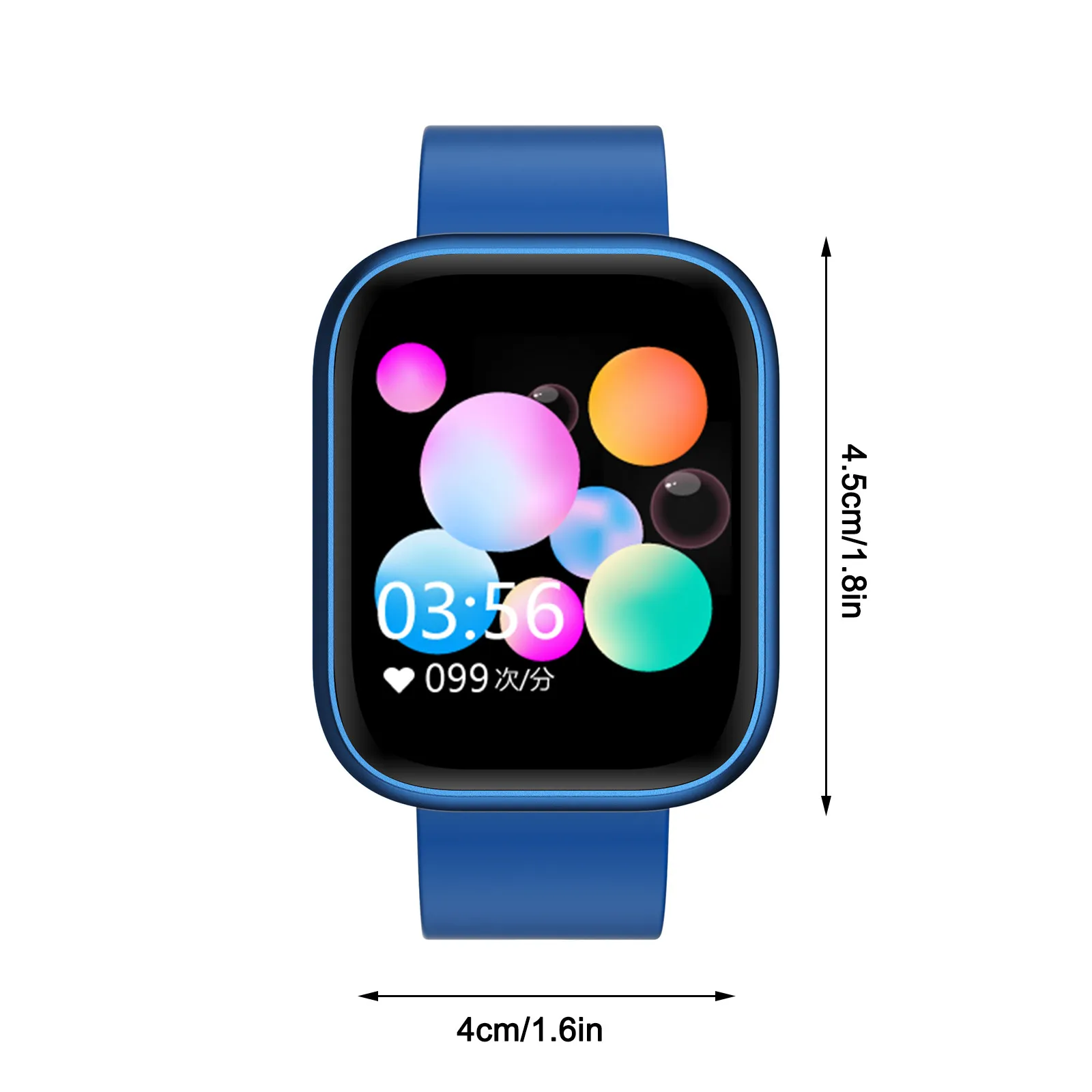

P80pro heart rate and blood pressure monitoring 1.75 inch high-definition full touch screen multi-function watch bluetooth SM