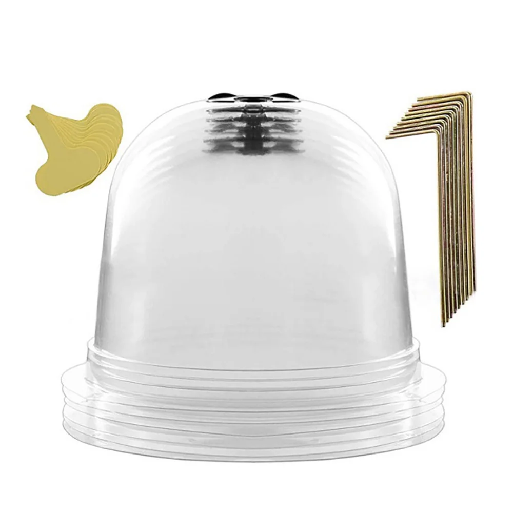 

Plastic Cloche Plant Protect Cover Covers Mini Greenhouse Garden PVC Transparent Seedling Maintenance Temperature Nursery
