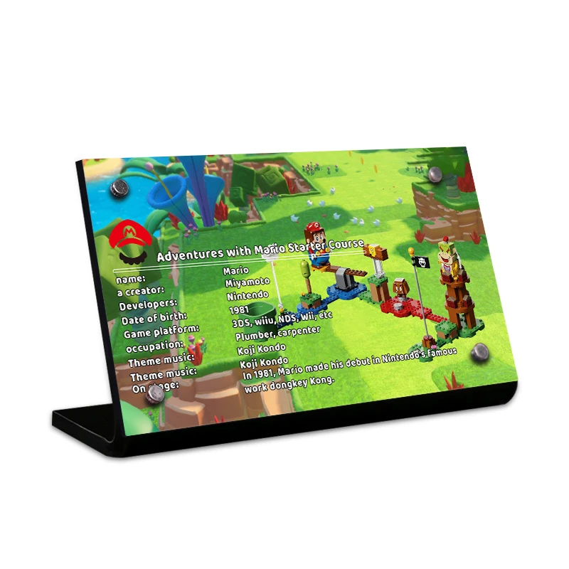 

the Acrylic display stand brand for 71360 toys building blocks bricks