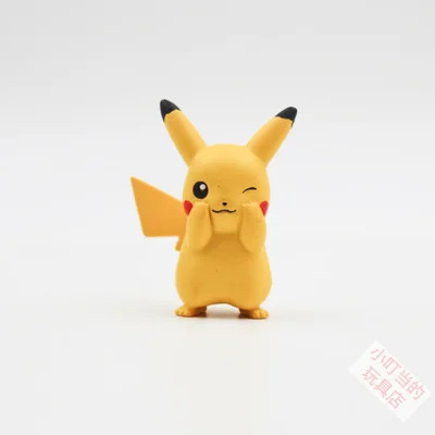1 Takara Tomy Покемон 4 стиля ПВХ Аниме фигурки Пикачу Сквиртл Bulbasaur Cubone Мини мультфильм Модель Коллекция подарок - Цвет: 1
