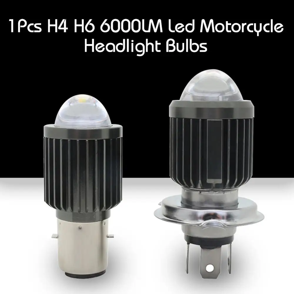 

Super Bright 6000LM H6 BA20D H4 Led Moto Motorcycle Headlight Bulb Spotlight Motos Accessories Hi Lo Lamp Fog Light 9V - 32V