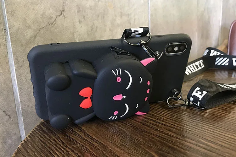 Чехол Кошелек с 3D рисунком кота Для Doogee X95 X9 X70 X60L X6 X55 X50 X30 N20 N10 Y9 Plus Y8 Y7|Чехлы-портмоне| |