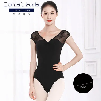 

Ballet Leotards For Women Practice Clothes Adult Embroidered Dance Gym Clothes Female Aerial Yoga Jumpsuit Stage Costume
