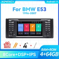 dsp android 11 car dvd player for bmw x5 e53 e39 multimedia gps stereo audio navigation screen head unit 4gb64gb carplay rds