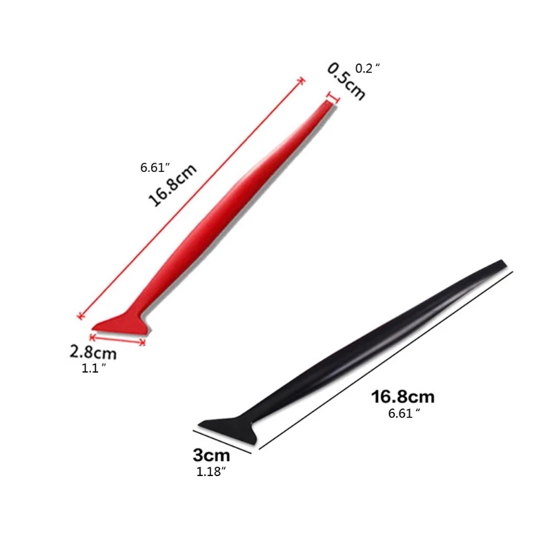 

Car Stickers Hardness Wrap Vinyl Tools Micro Squeegee Scraper Car Micro Gasket Squeegee Car Film Wrapping Scraper