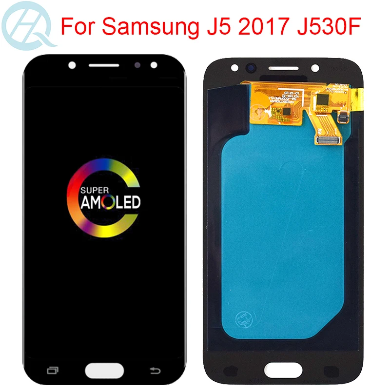 ЖК дисплей AMOLED 5 2 дюйма для Samsung Galaxy J5 Pro 2017 J530F J530FN J530G/DS с рамкой и дигитайзером