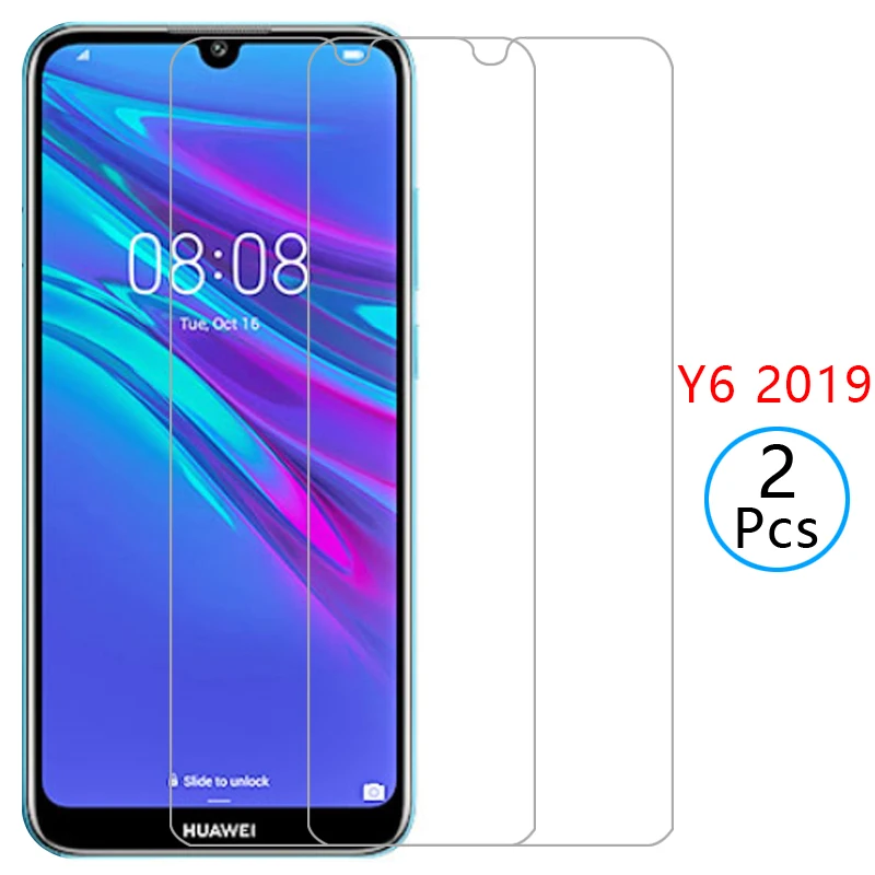 Чехол для huawei y6 2019 защитный экран из закаленного стекла на y 6 6y prime pro y62019 y6prime y6pro