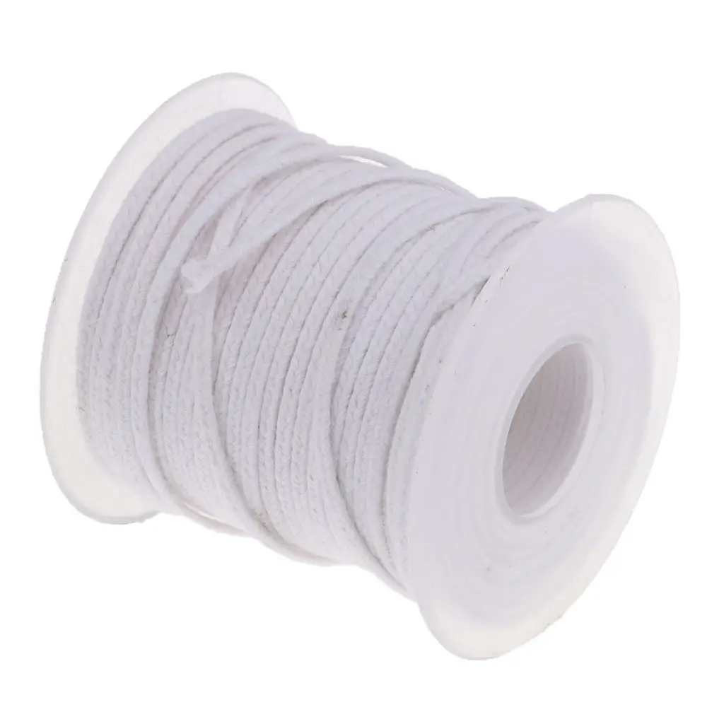 

1 Катушка плетеной предварительно вощеной свечи, фитили ресниц, уникальное украшение фитилей