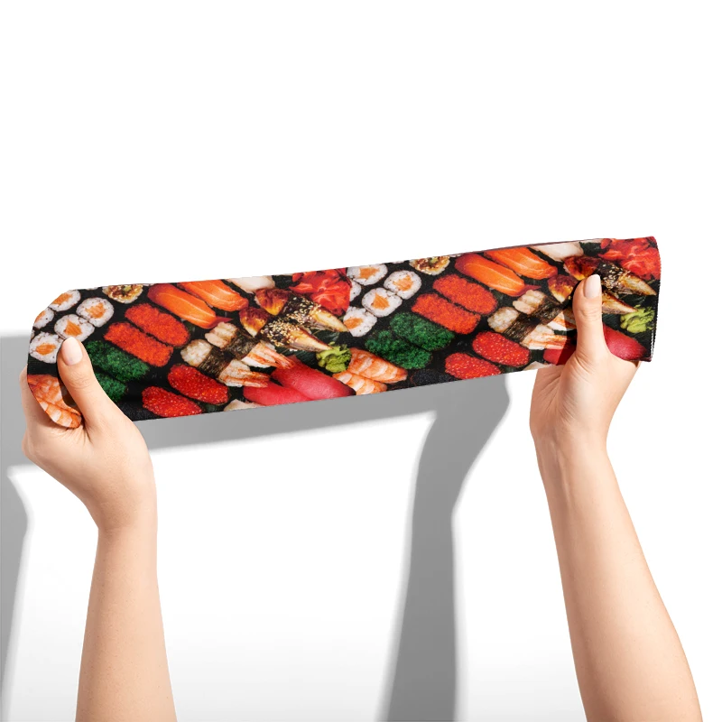 Прямые носки с принтом Макарон для девочек модные смешные компрессионные