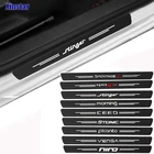 4 шт. наклейки на пороги автомобиля для kia rio x-line sportage R Stinger Venga ceed sorento picanto stonic morning Soul NIRO